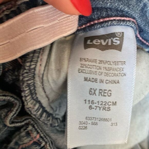 Girls Levi's Bootcut Jeans Size 6X - Picture 4 of 4